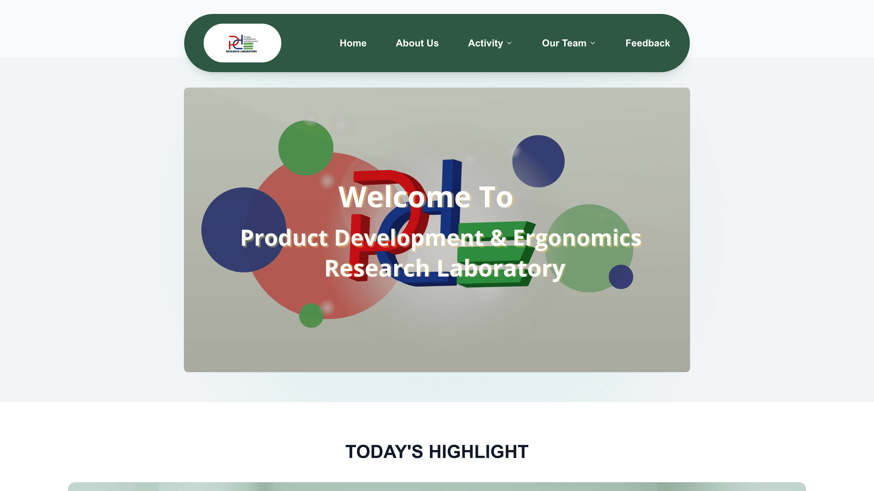 Ergonomics Research Lab